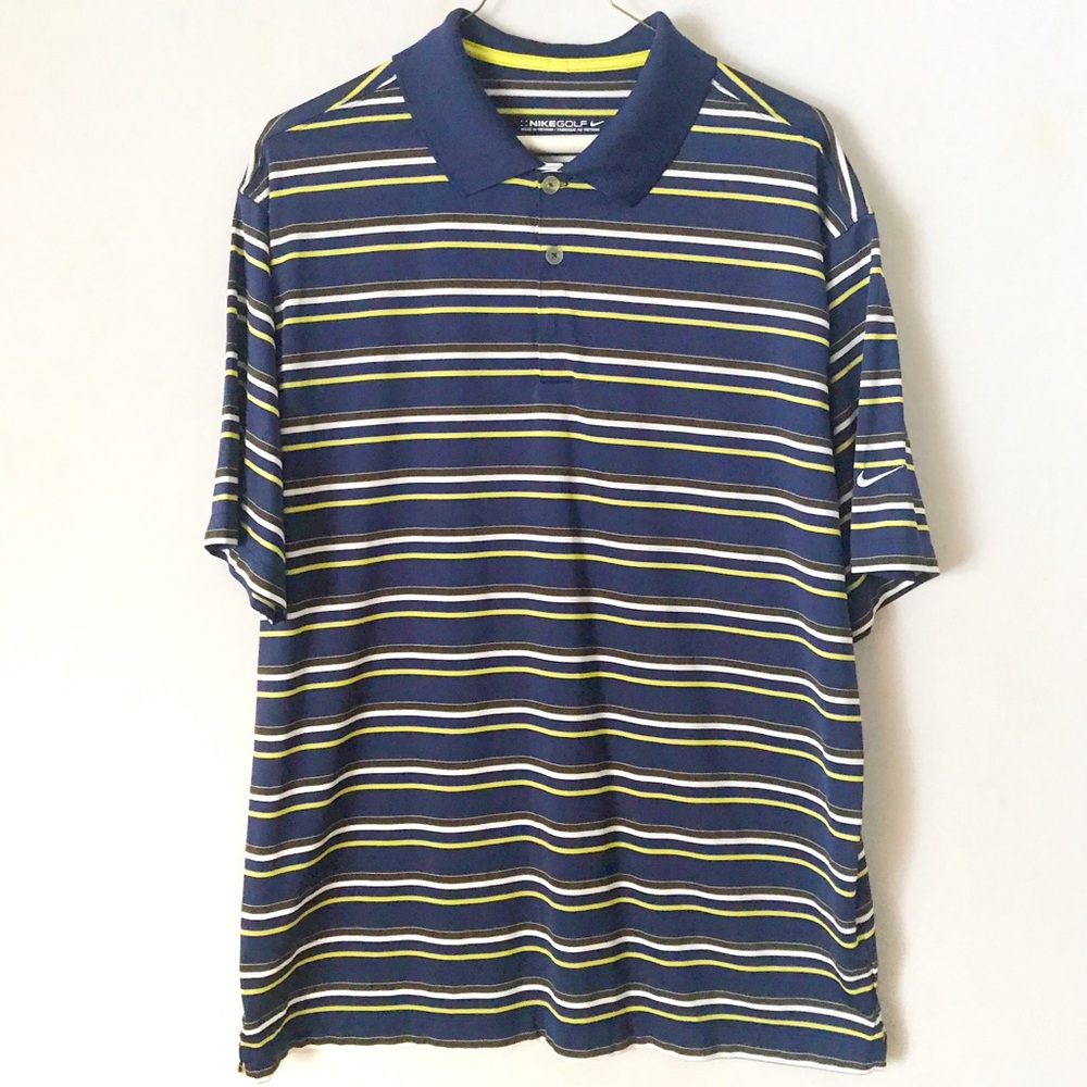 Nike Golf Dri-fit Striped Polo